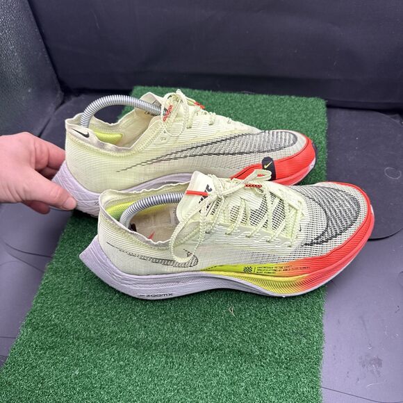 Nike ZoomX Vaporfly Next 2 Volt Hyper Orange Men’s Size 9 CU4111-700 Marathon - Picture 5 of 11